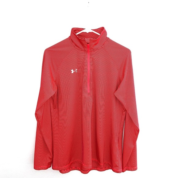 Under Armour Women’s Striped 1/2 Zip Pullover M - Picture 1 of 4